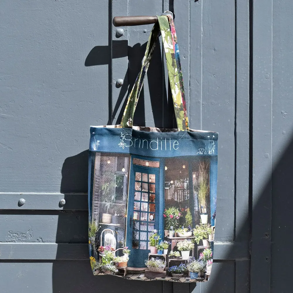 Homewear textile - Tote bag Paris Fleuriste - MARON BOUILLIE