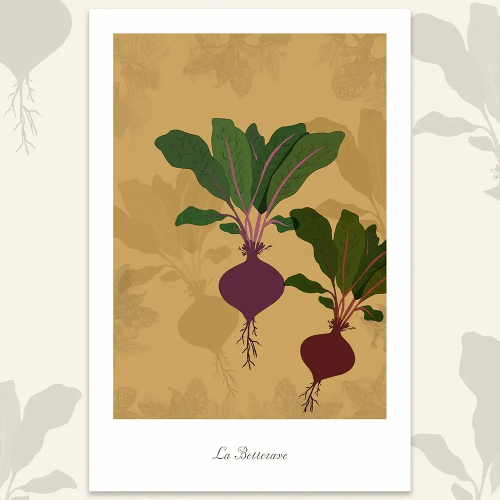 Poster - THE BEETROOT - MARIE KAZMIERCZAK