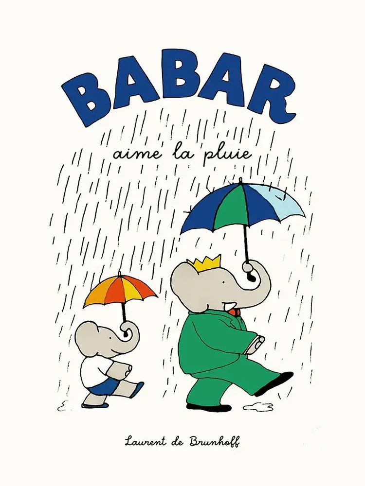 Affiches - Collection BABAR - BLUE SHAKER