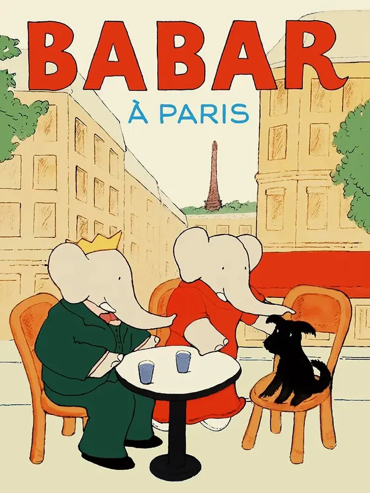 Affiches - Collection BABAR - BLUE SHAKER
