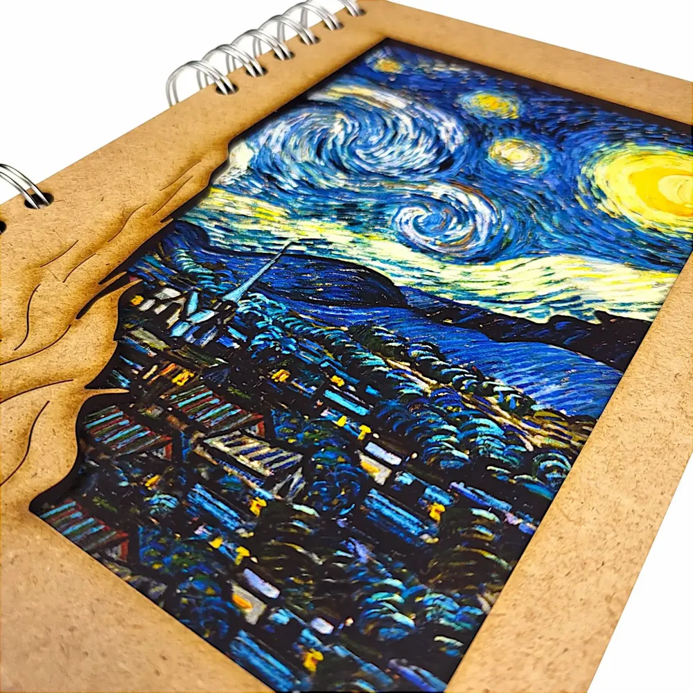 Stationery - Journal de la nuit étoilée de Van Gogh - KOMONI AMSTERDAM