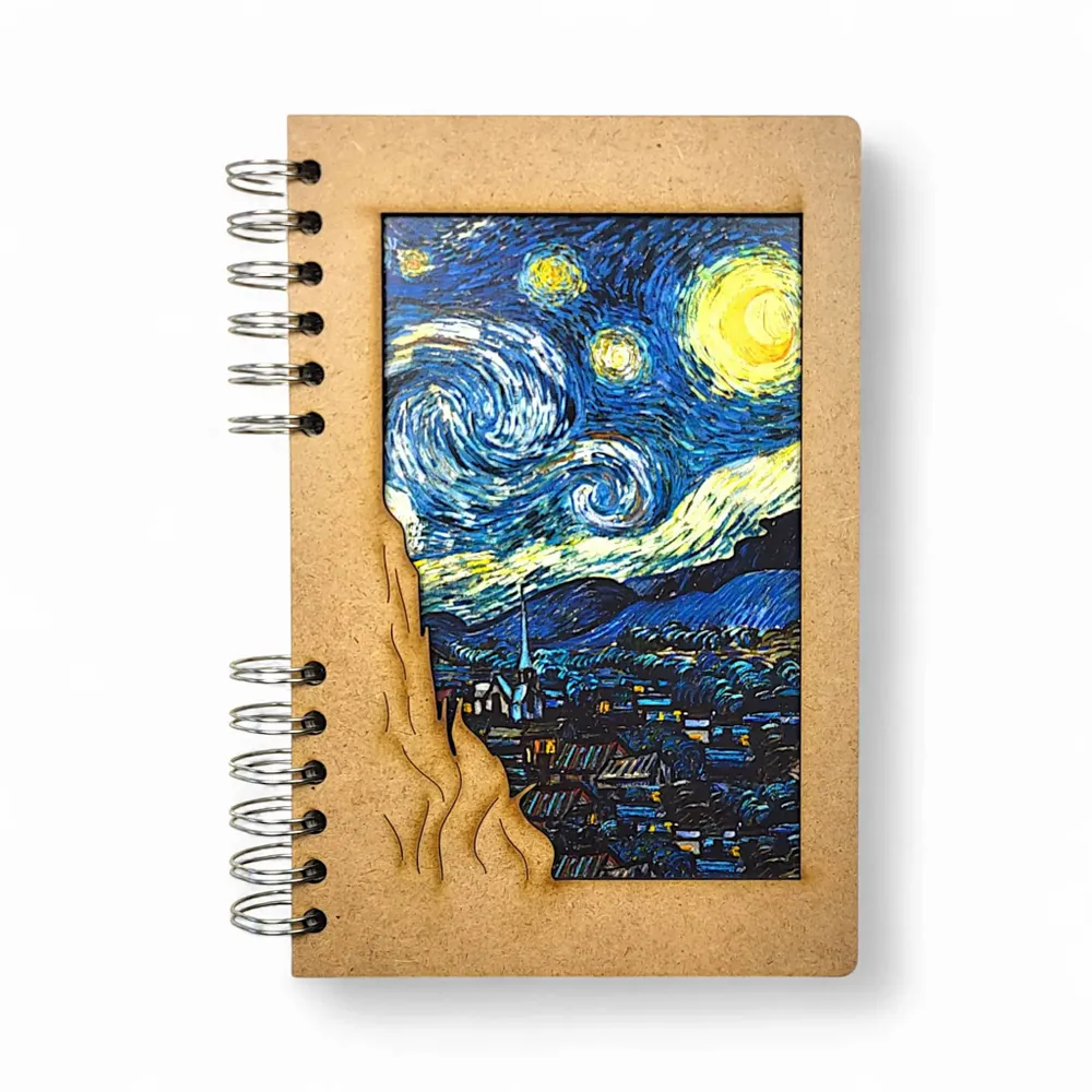 Stationery - Journal de la nuit étoilée de Van Gogh - KOMONI AMSTERDAM