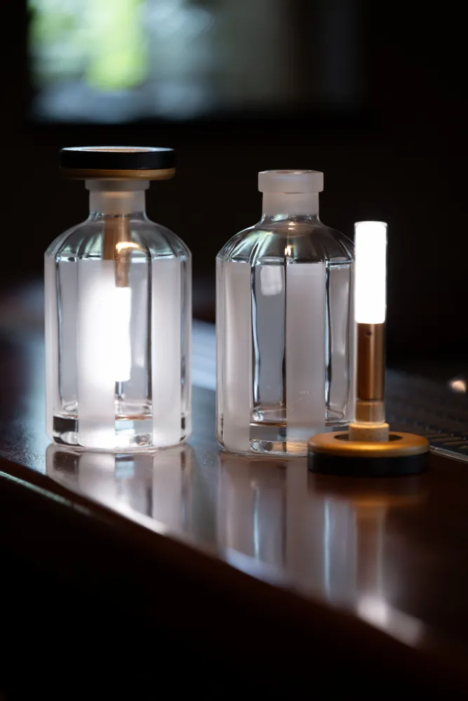 Lampes de table - Lampe & Carafe d'Ambiance Modèle 2.0 "Antoine" - SOLENTRA BY  ISOLA