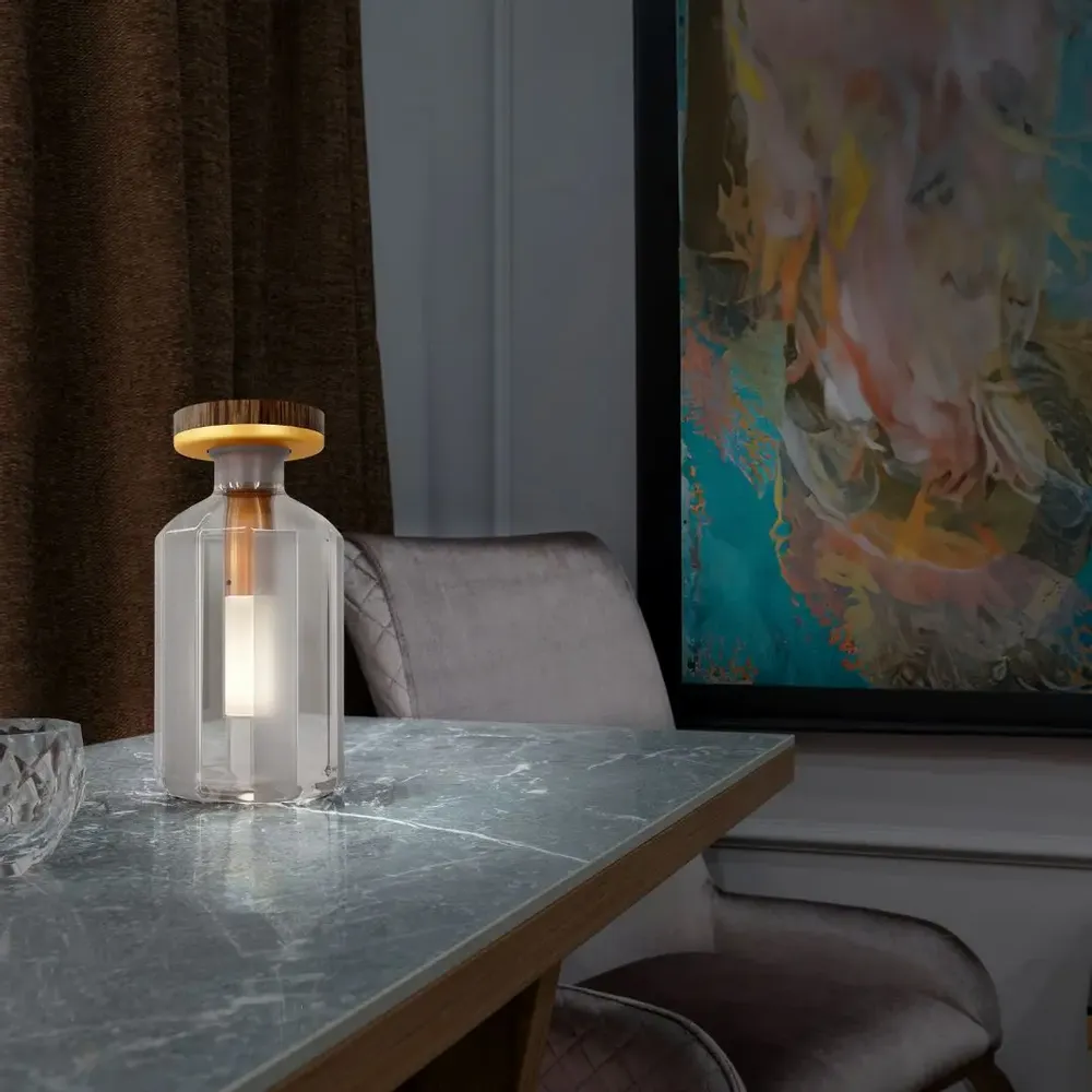 Lampes de table - Lampe & Carafe d'Ambiance Modèle 2.0 "Antoine" - SOLENTRA BY  ISOLA