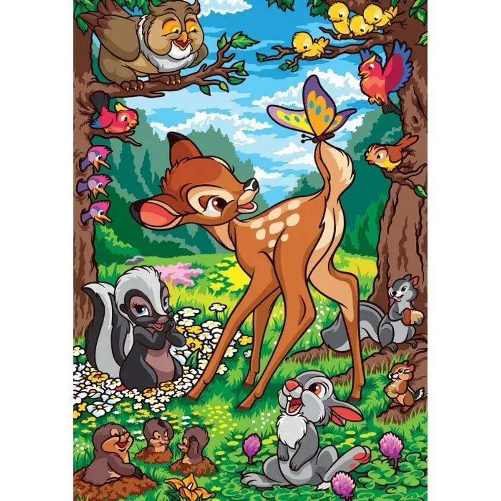 Autres décorations murales - Puzzle Pieces & Peace 500 Pièces - Grands Classiques Disney : Bambi - PIECES&PEACE / HACHETTE PUZZLE