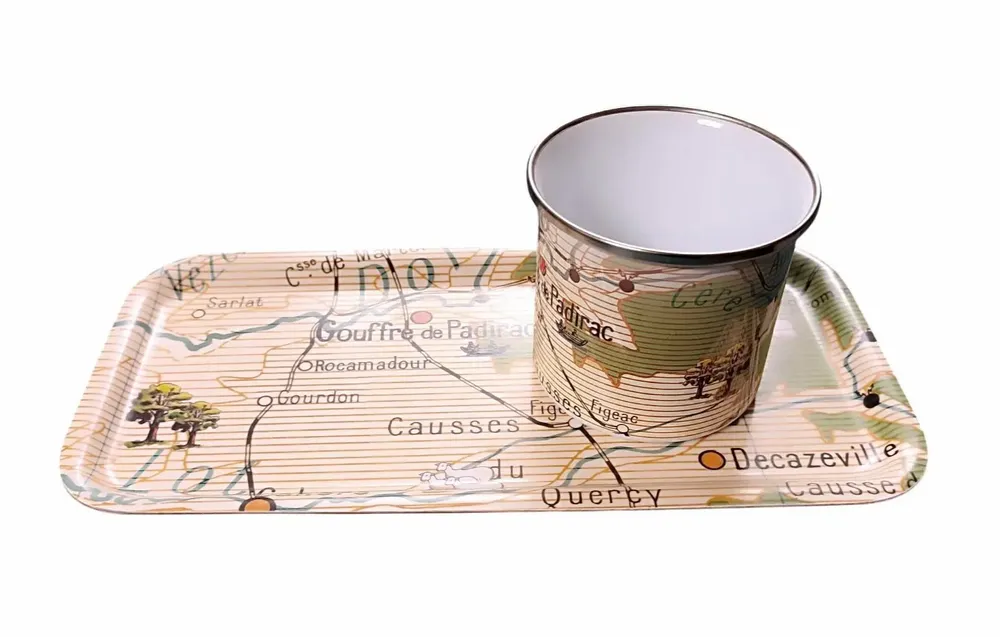 Accessoires thé et café - PLATEAUX ET MUGS VOUS AIMEREZ LA GEO - ZARALOBO