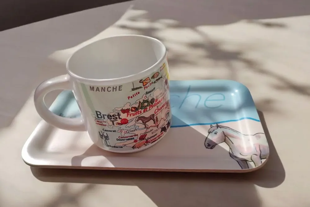 Accessoires thé et café - PLATEAUX ET MUGS VOUS AIMEREZ LA GEO - ZARALOBO