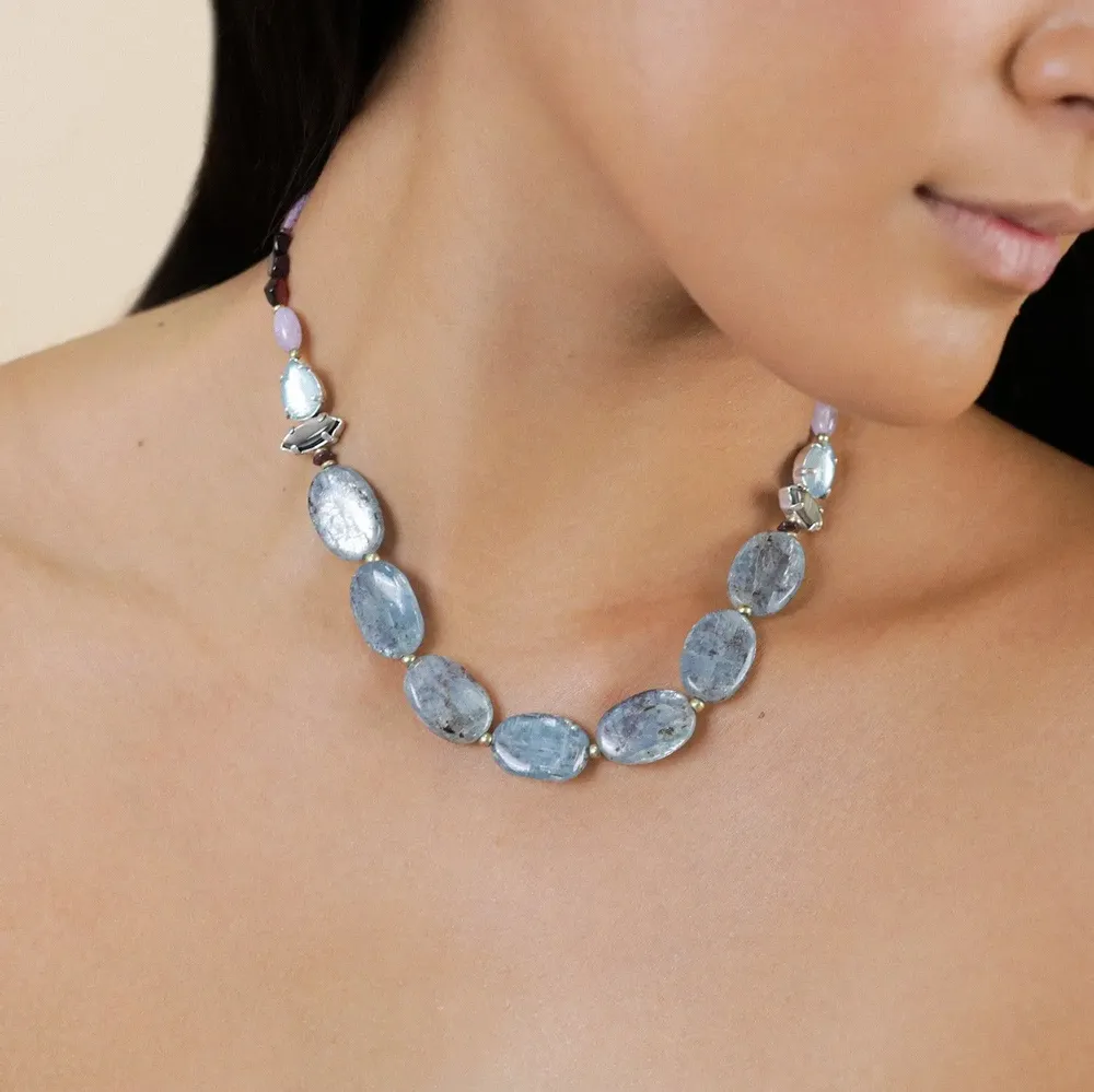 Jewelry - Kyanite short necklace – GOTBORG - NATURE BIJOUX