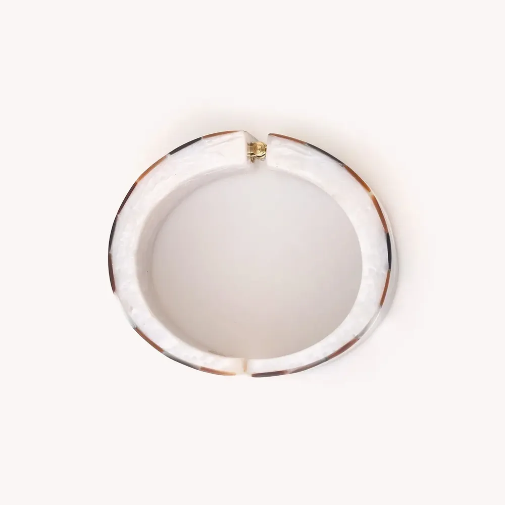 Jewelry - 4 shell marquetry articulated bracelet – SAN LAZZARO - NATURE BIJOUX