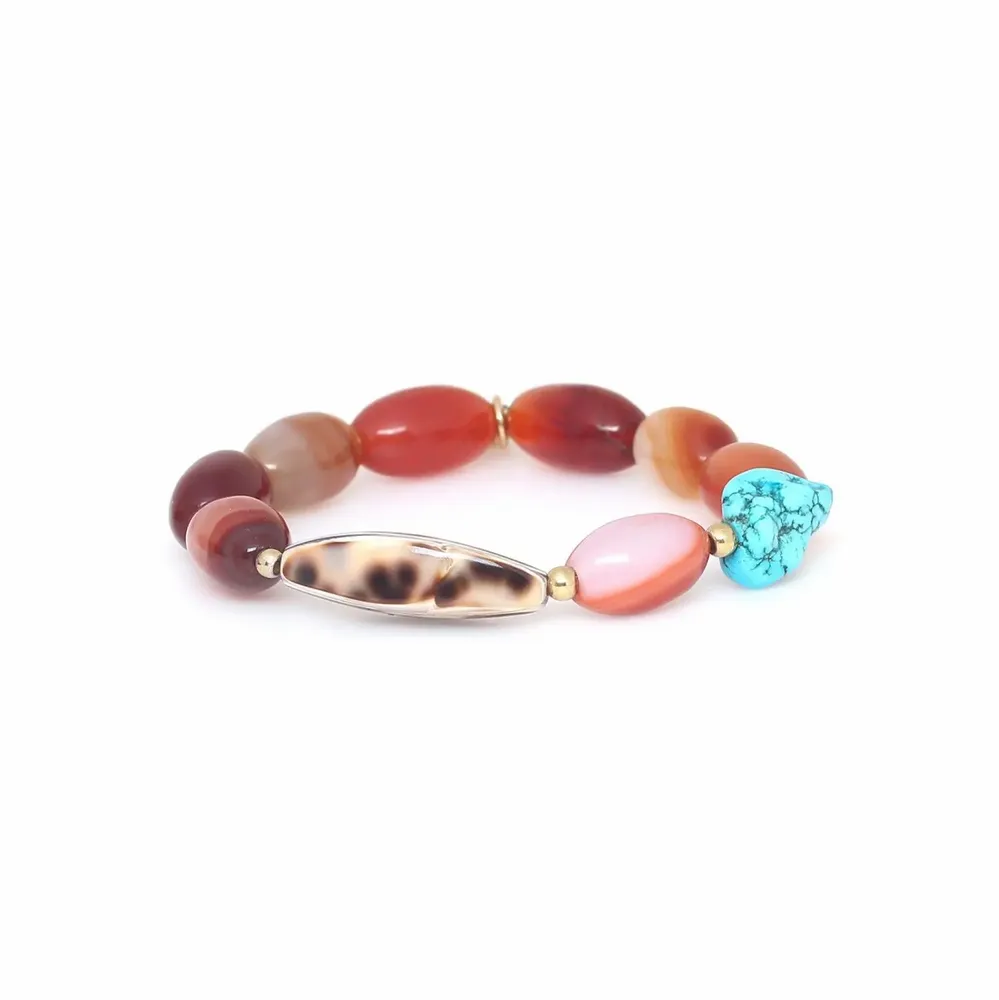 Jewelry - Small agate stretch bracelet – SURABAYA - NATURE BIJOUX