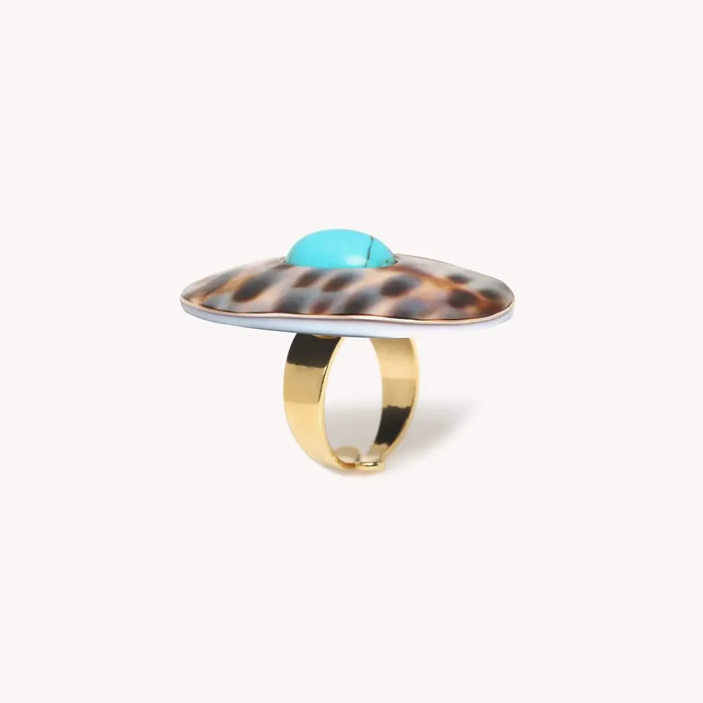 Jewelry - Tiger cowrie adjustable ring– SURABAYA - NATURE BIJOUX