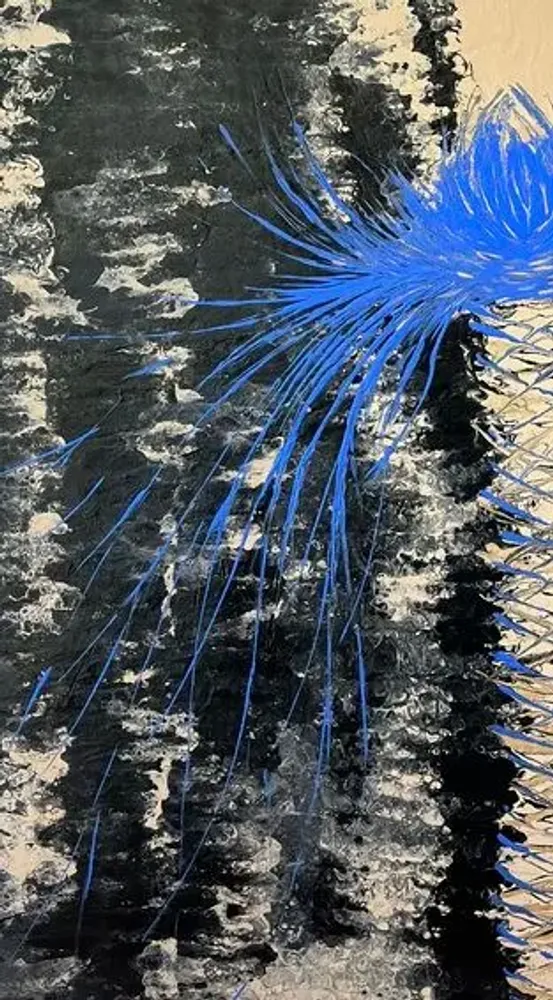 Paintings - Acrylic Resin painting "Elegant of Success" - TURIK&ART (KSENIIA TURIK)