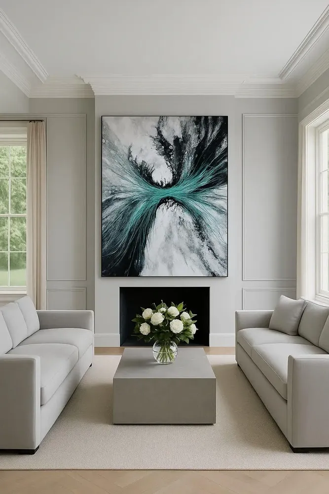 Tableaux - Peinture acrylique en résine « Crescendo ». - TURIK&ART (KSENIIA TURIK)