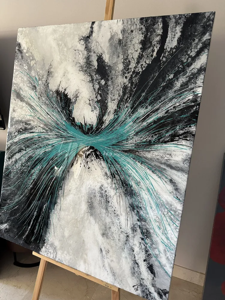 Tableaux - Peinture acrylique en résine « Crescendo ». - TURIK&ART (KSENIIA TURIK)