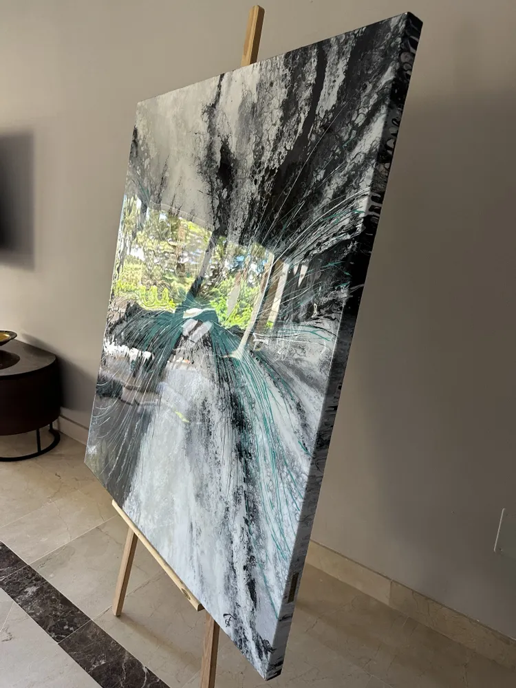 Tableaux - Peinture acrylique en résine « Crescendo ». - TURIK&ART (KSENIIA TURIK)