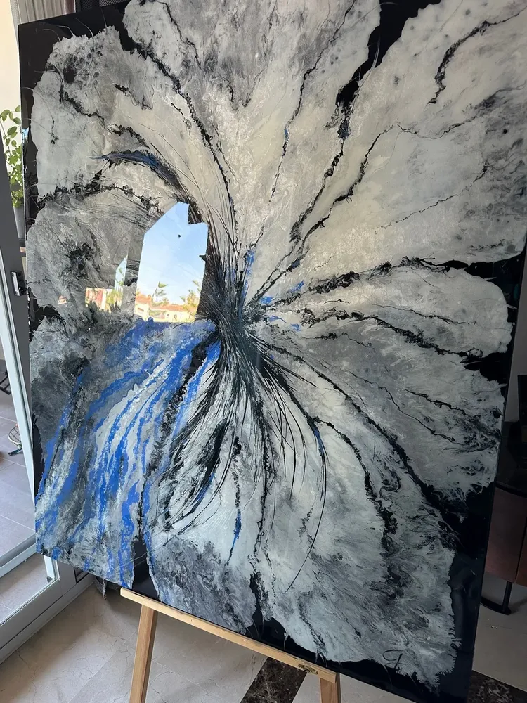 Paintings - Acrylic Resin Painting "Game of Contradiction" - TURIK&ART (KSENIIA TURIK)