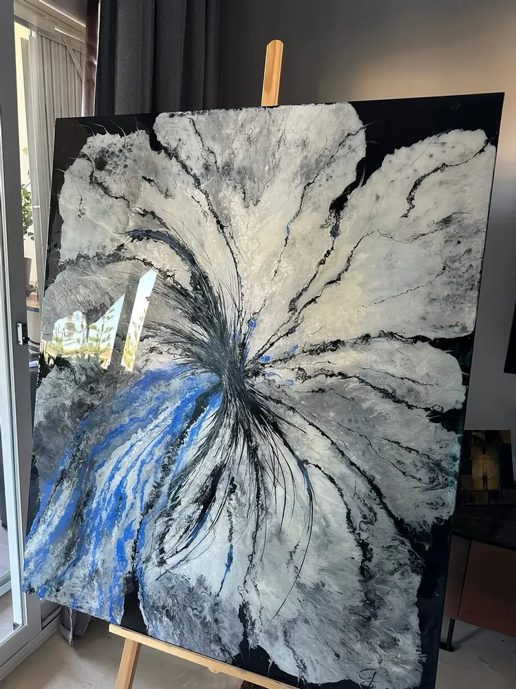 Paintings - Acrylic Resin Painting "Game of Contradiction" - TURIK&ART (KSENIIA TURIK)