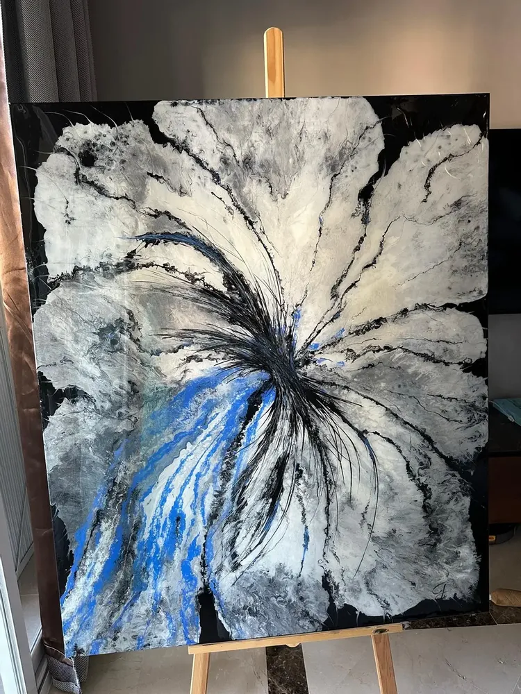 Paintings - Acrylic Resin Painting "Game of Contradiction" - TURIK&ART (KSENIIA TURIK)