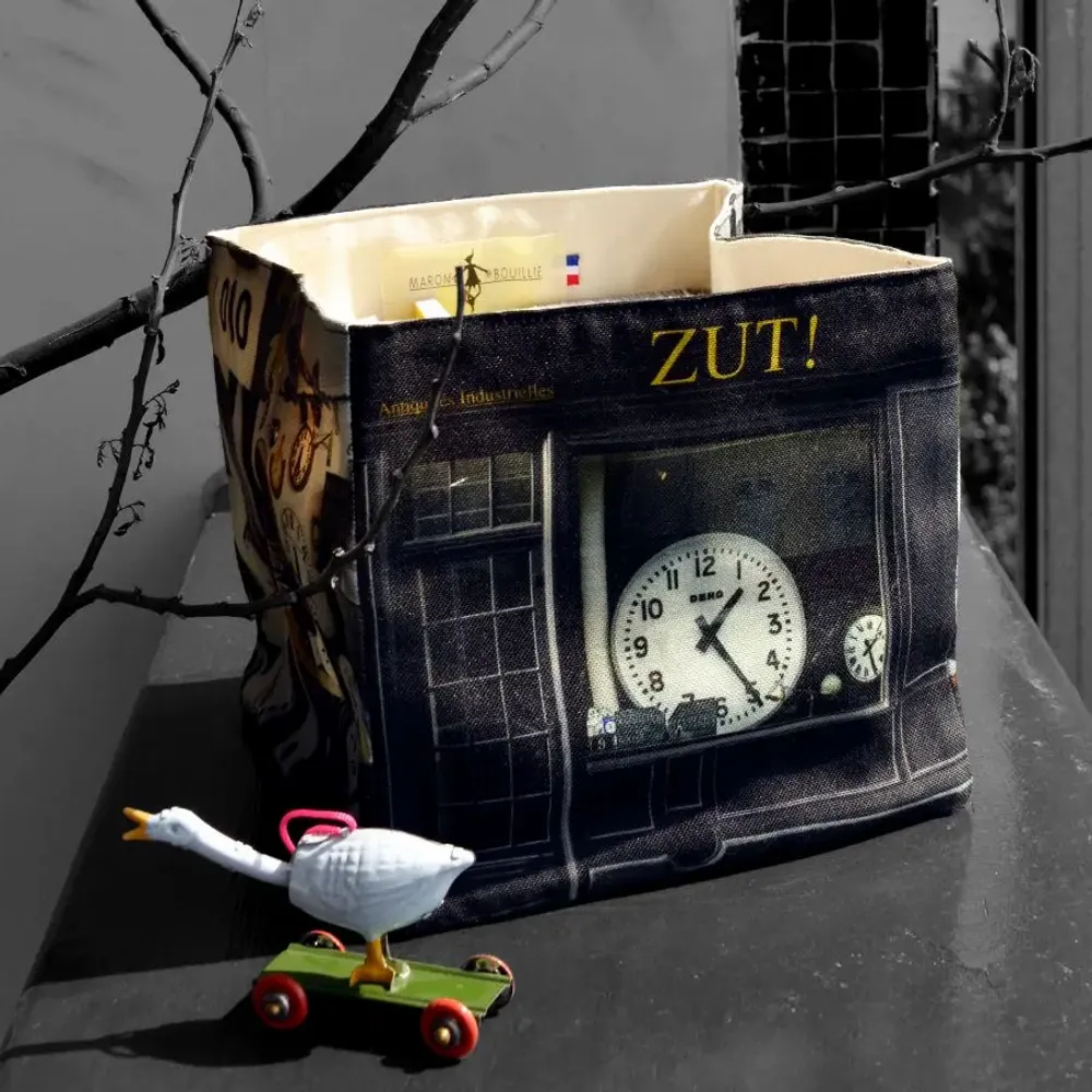 Homewear textile - Boite de rangement Paris Photographie - Zut - MARON BOUILLIE