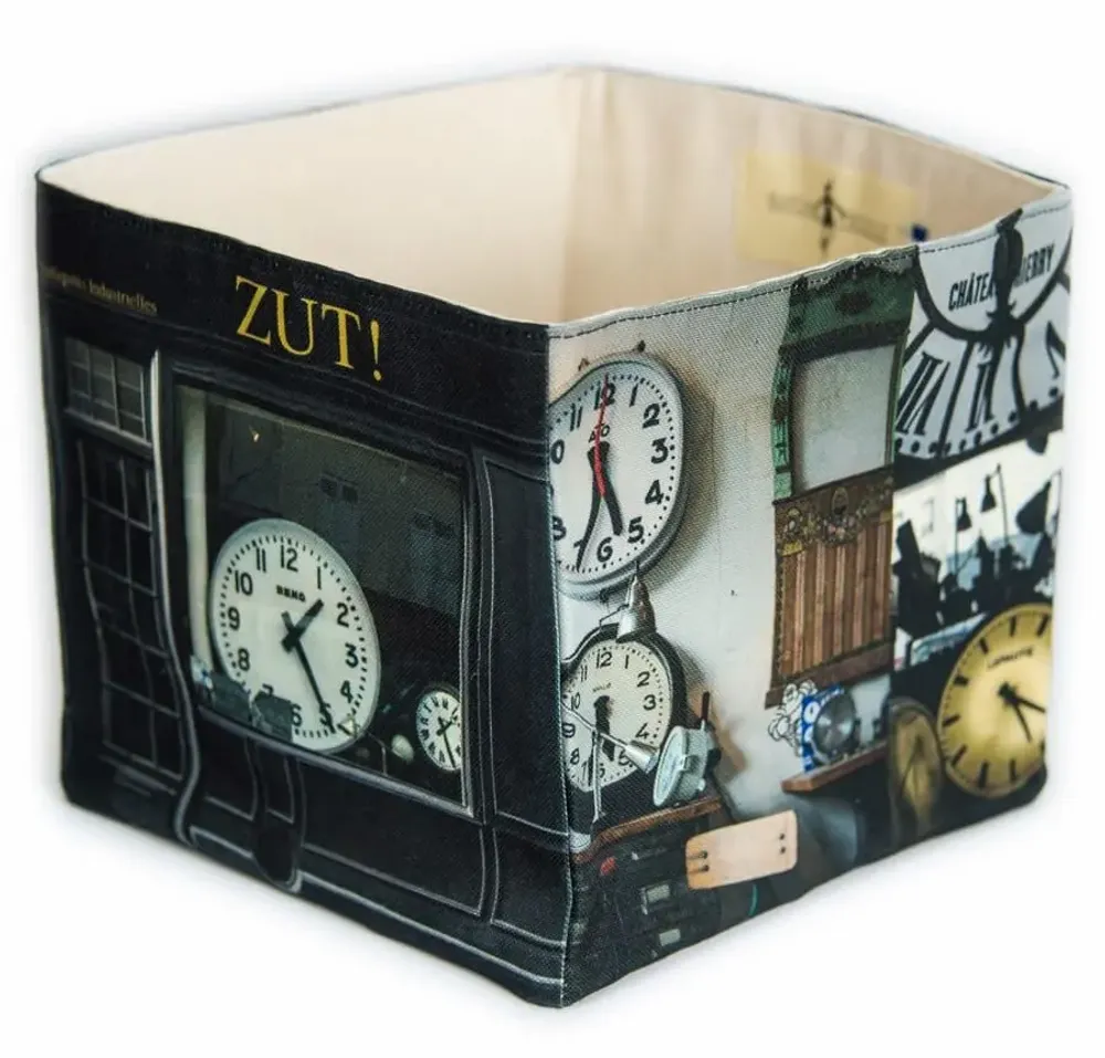 Homewear textile - Boite de rangement Paris Photographie - Zut - MARON BOUILLIE