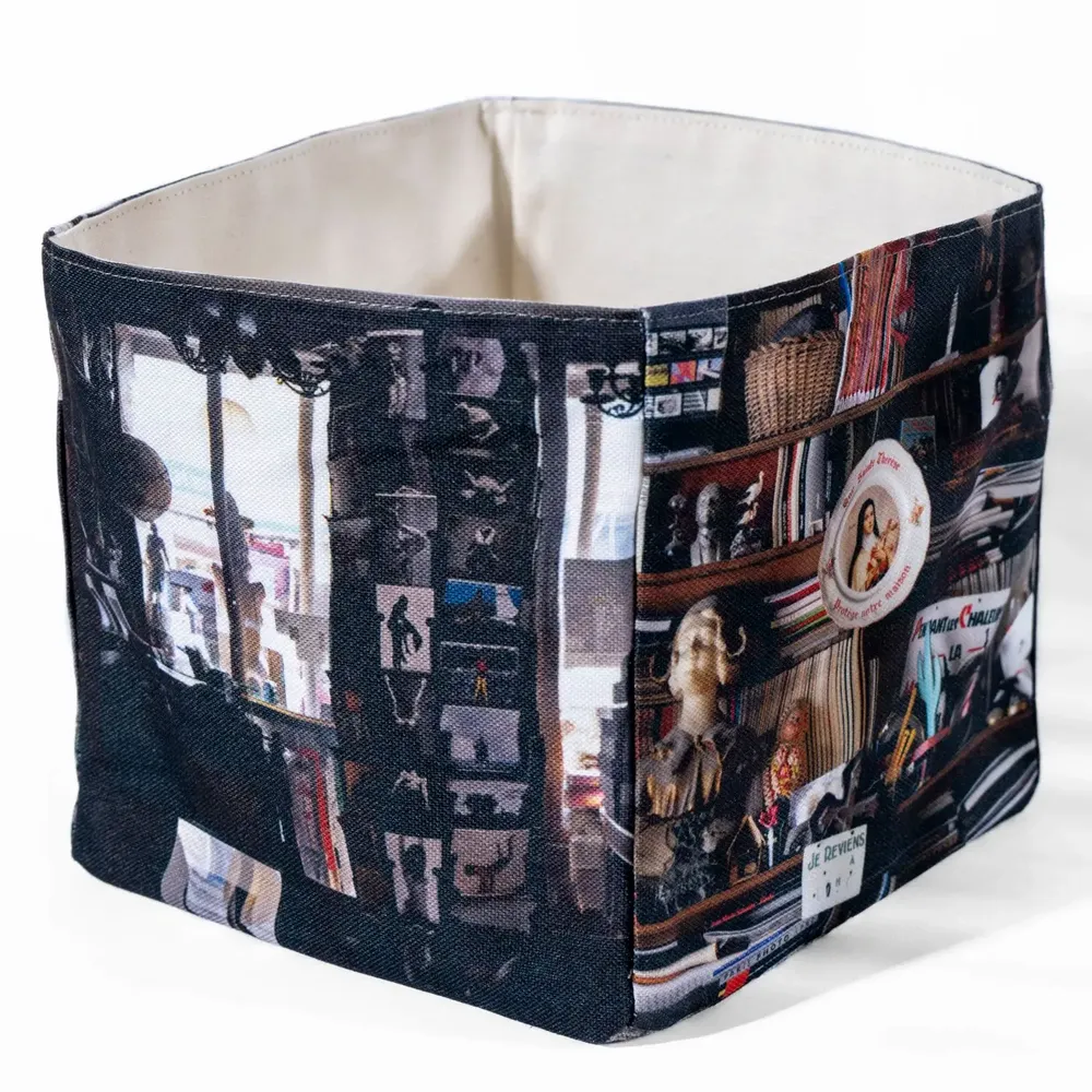 Homewear textile - Boite de rangement Paris Photographie - Zut - MARON BOUILLIE