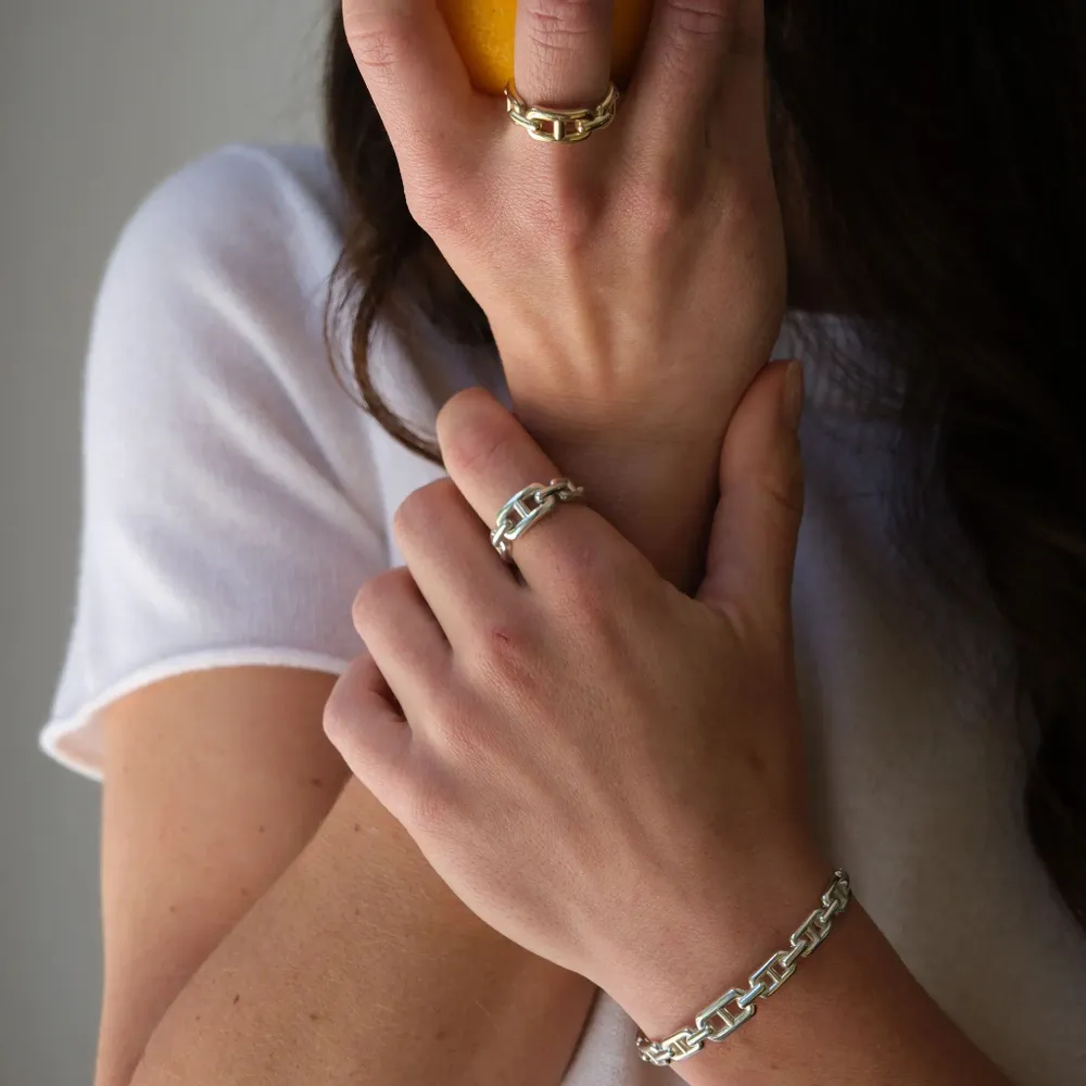 Bracelets - SAILING CUFF BRACELET - HORTENSE JEWELRY