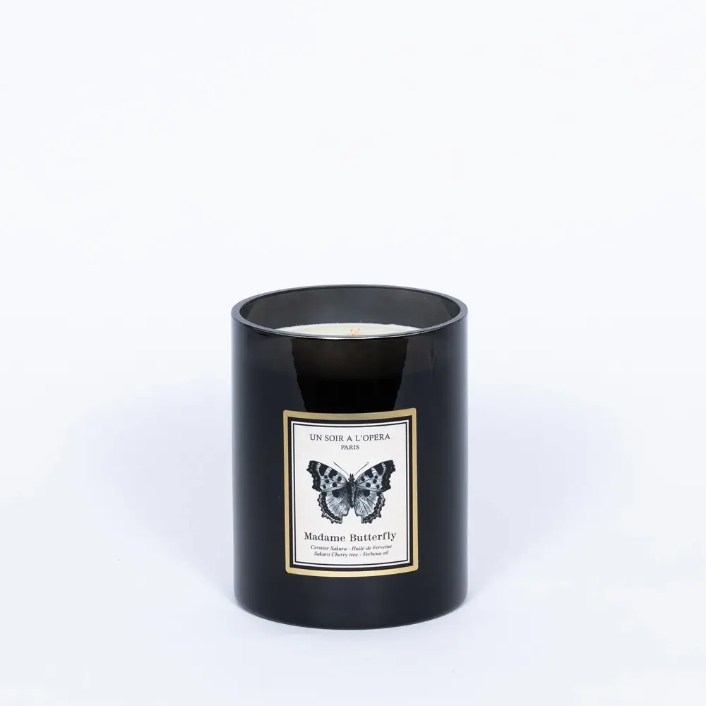Objets de décoration - MADAME BUTTERFLY - BOUGIE PARFUMÉE 100 % CIRE VÉGÉTALE - 1KG - UN SOIR A L'OPERA