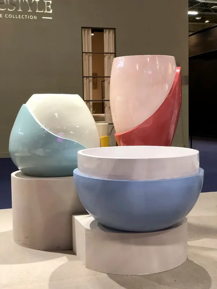 Pots de fleurs - Pot en céramique bicolor - GUADARTE