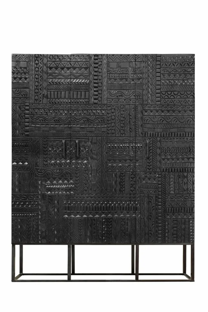 Console table - Console in dark walnut mango wood - GINER Y COLOMER