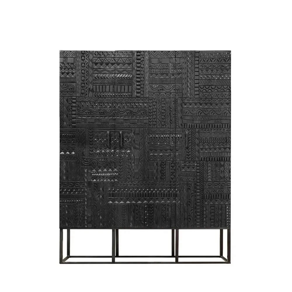 Console table - Console in dark walnut mango wood - GINER Y COLOMER