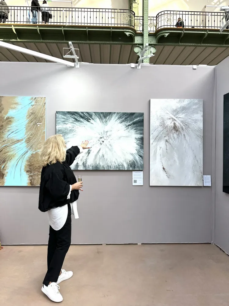 Paintings - Painting Acrylic Resin "Aurelium of Gohenheim" - TURIK&ART (KSENIIA TURIK)
