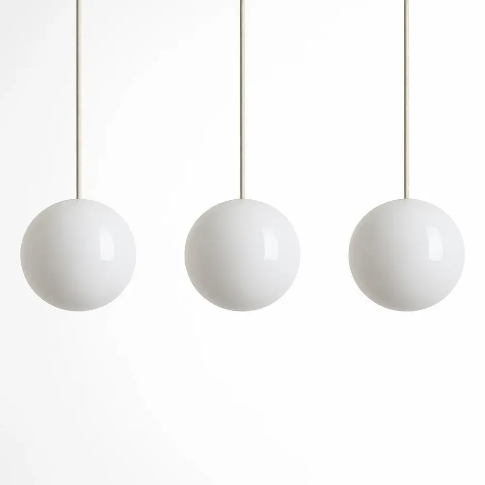 Ceiling lights - Set 3 Pieces -Ambient Lighting Glass Sphere Small Bulb Lamp - MOR
