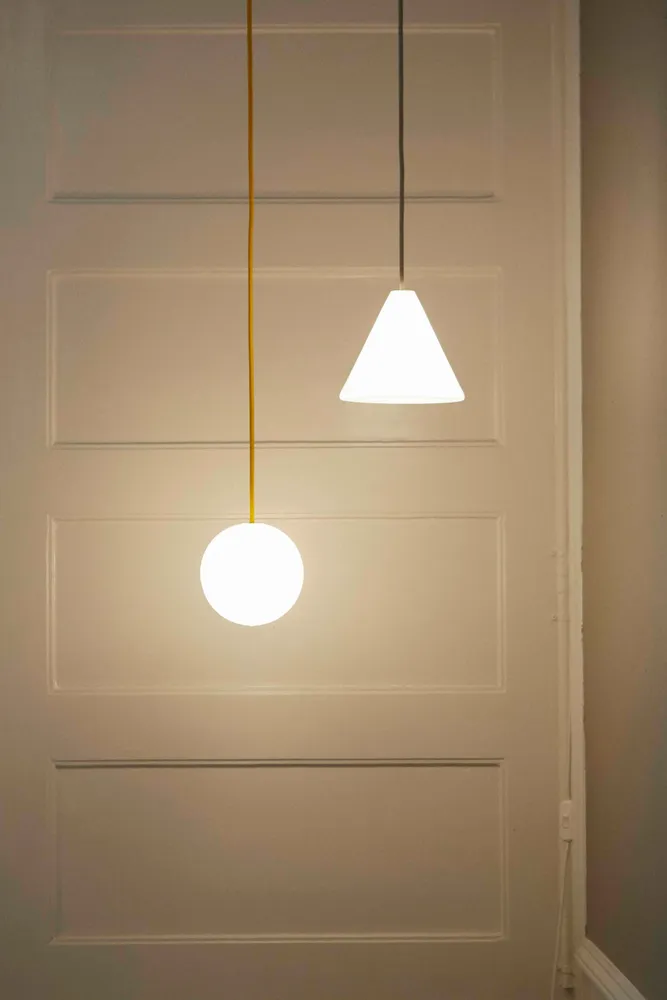Ceiling lights - Set 3 Pieces -Ambient Lighting Glass Sphere Small Bulb Lamp - MOR
