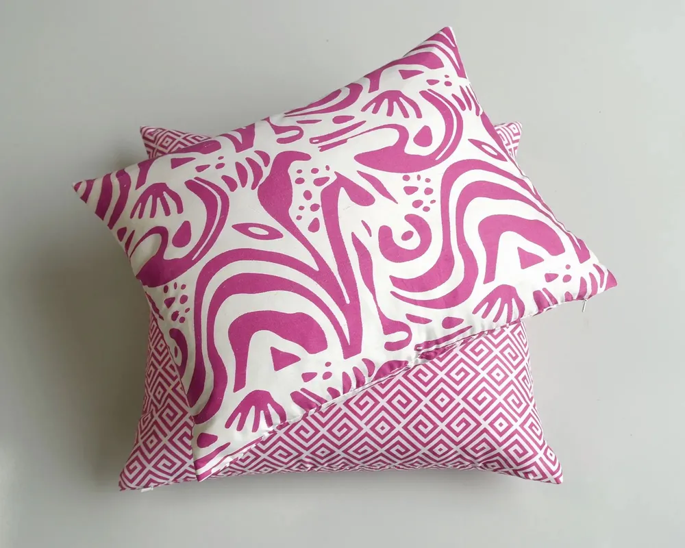 Fabric cushions - Coco Silk Cushion Cover - ML FABRICS