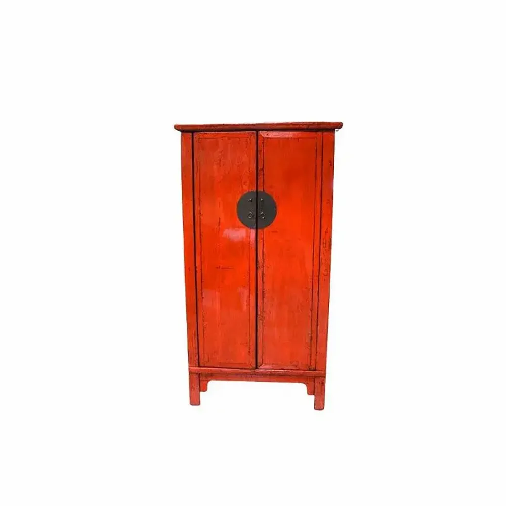 Wardrobe - Old and unique lacquered high cabinet - PAGODA INTERNATIONAL