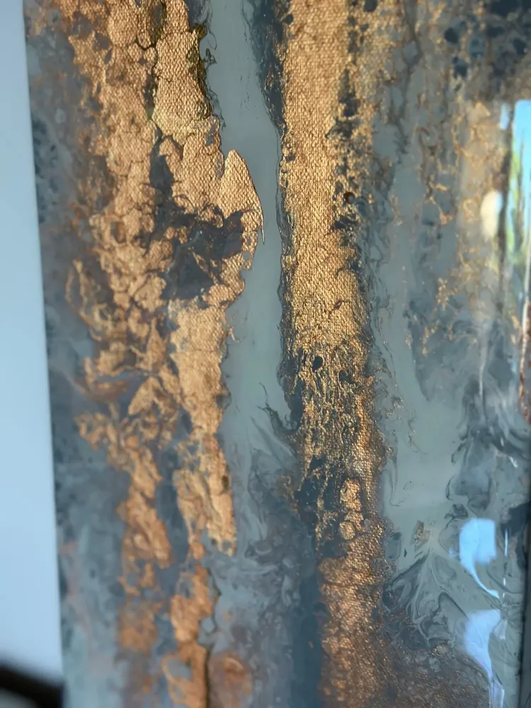 Paintings - Diptyque paint Acrylic resin "CARAMEL" - TURIK&ART (KSENIIA TURIK)