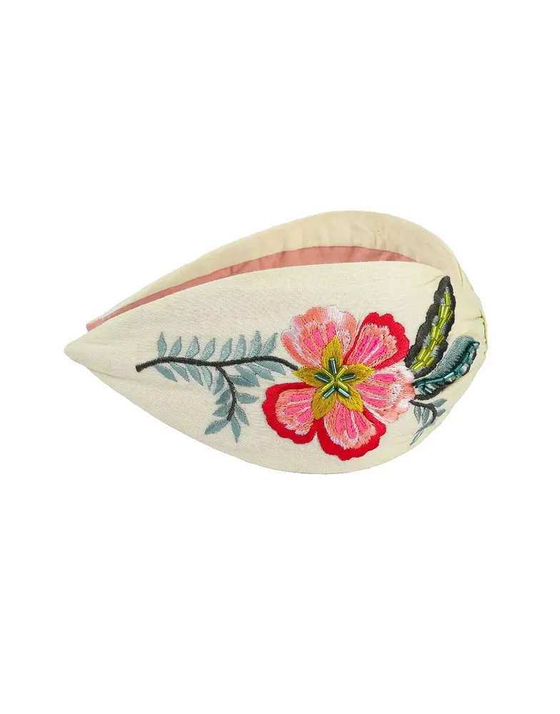 Accessoires cheveux - Motifs floraux brodés - NAMJOSH