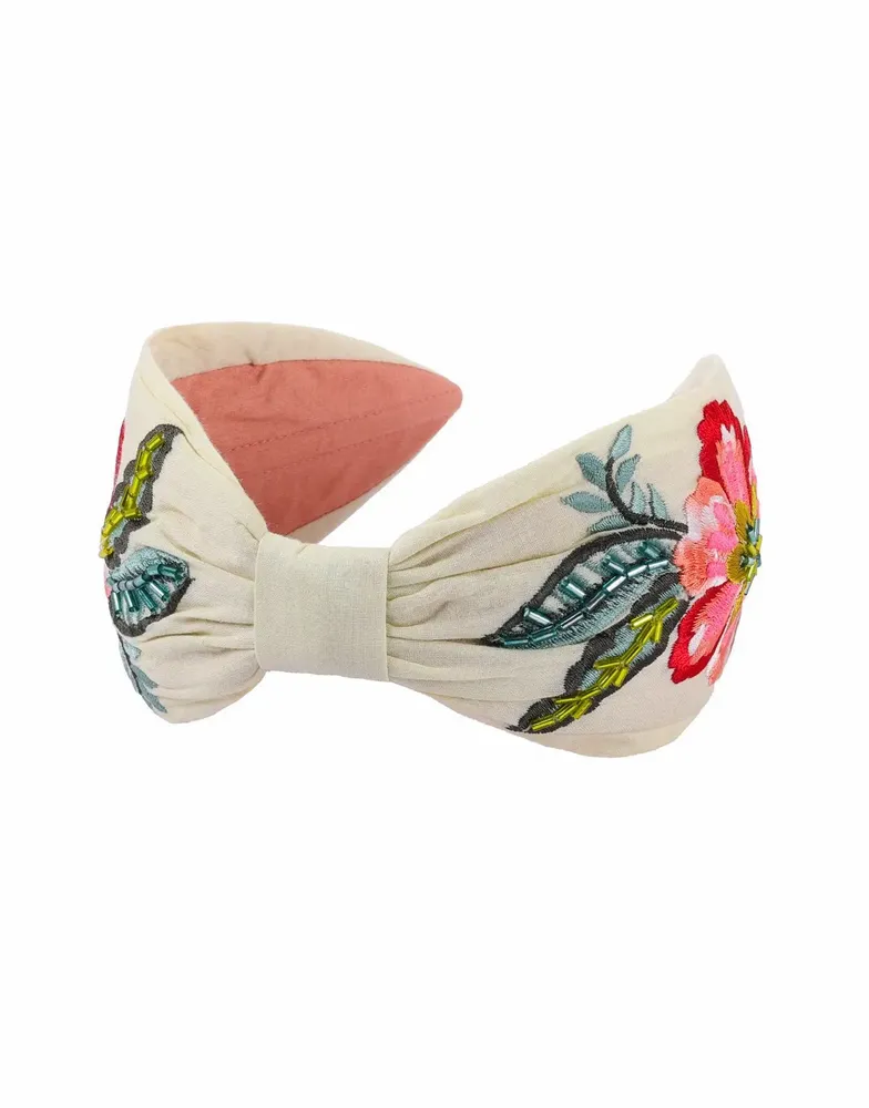 Accessoires cheveux - Motifs floraux brodés - NAMJOSH