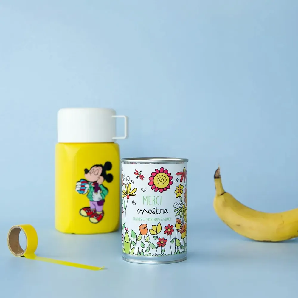 Cadeaux - Kit à semer "Merci maître" Fabriqué en France - MAUVAISES GRAINES