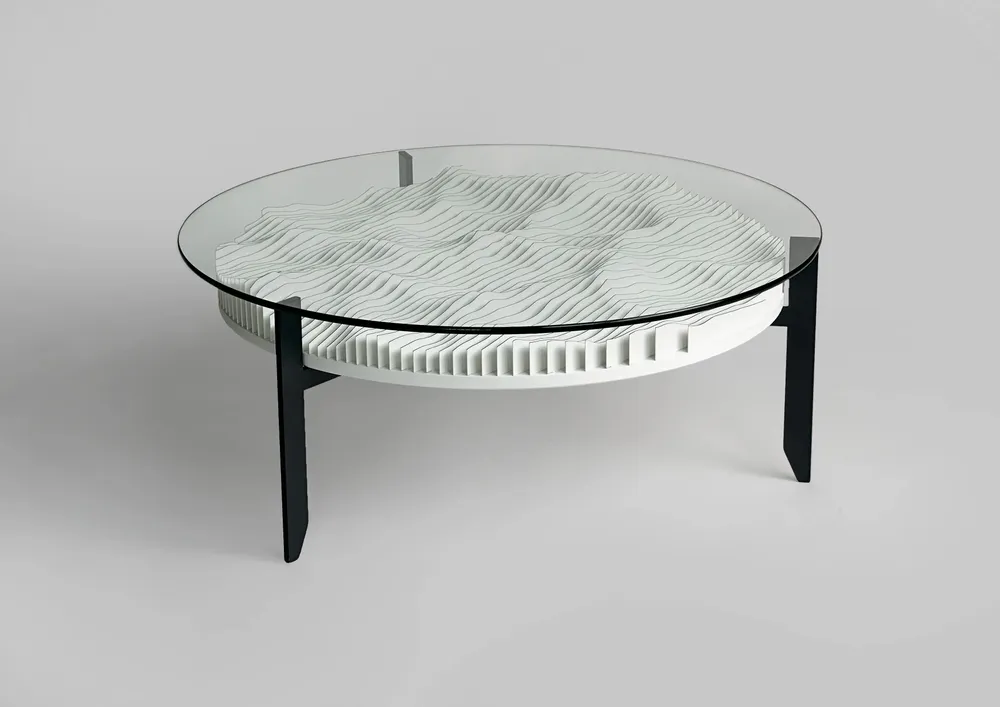 Objets design - Table VA 02 White- White - ANTOINE F.