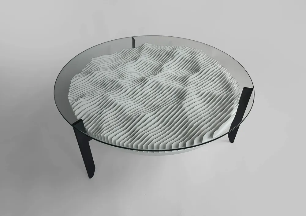 Objets design - Table VA 02 White- White - ANTOINE F.