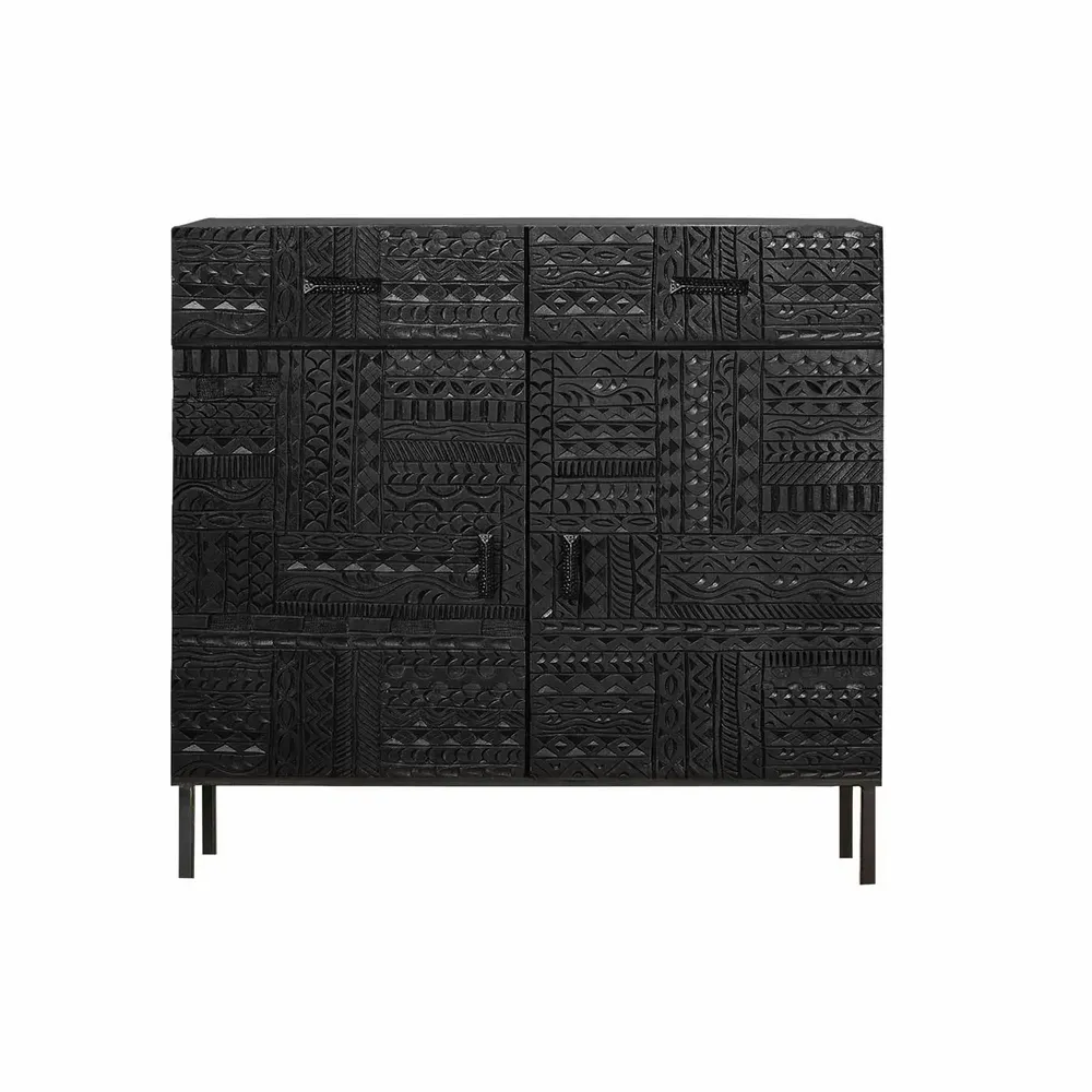 Chests of drawers - Console in dark walnut mango wood - GINER Y COLOMER