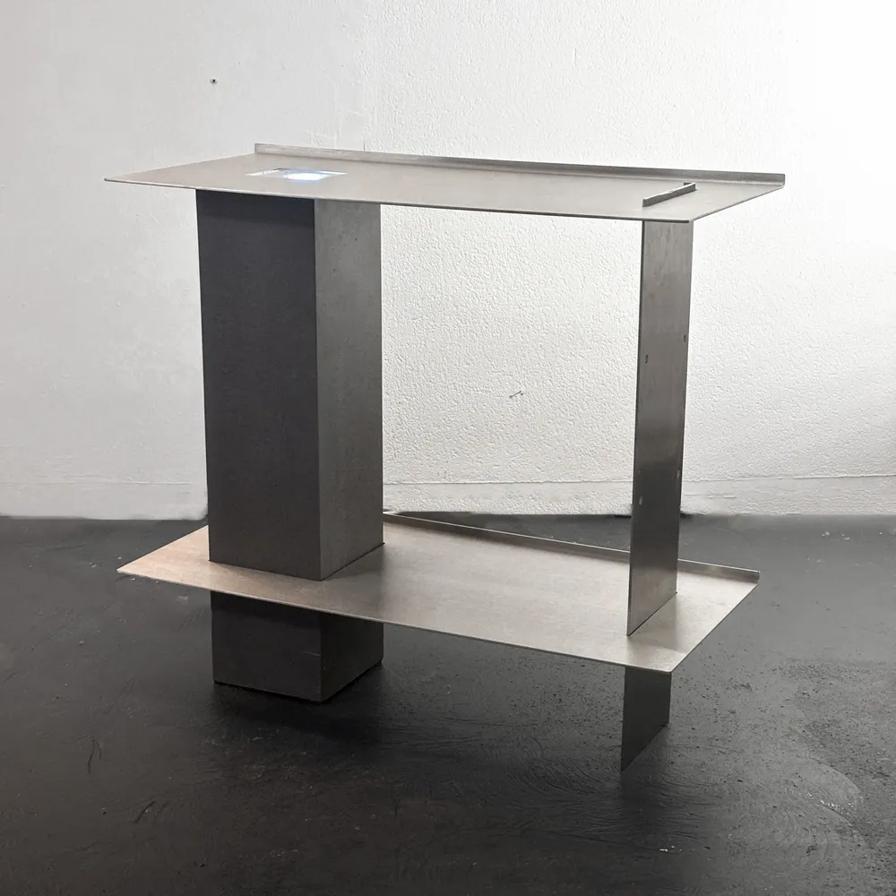 Buffets - Buffet modulaire en acier inoxydable - CASE STUDIOS