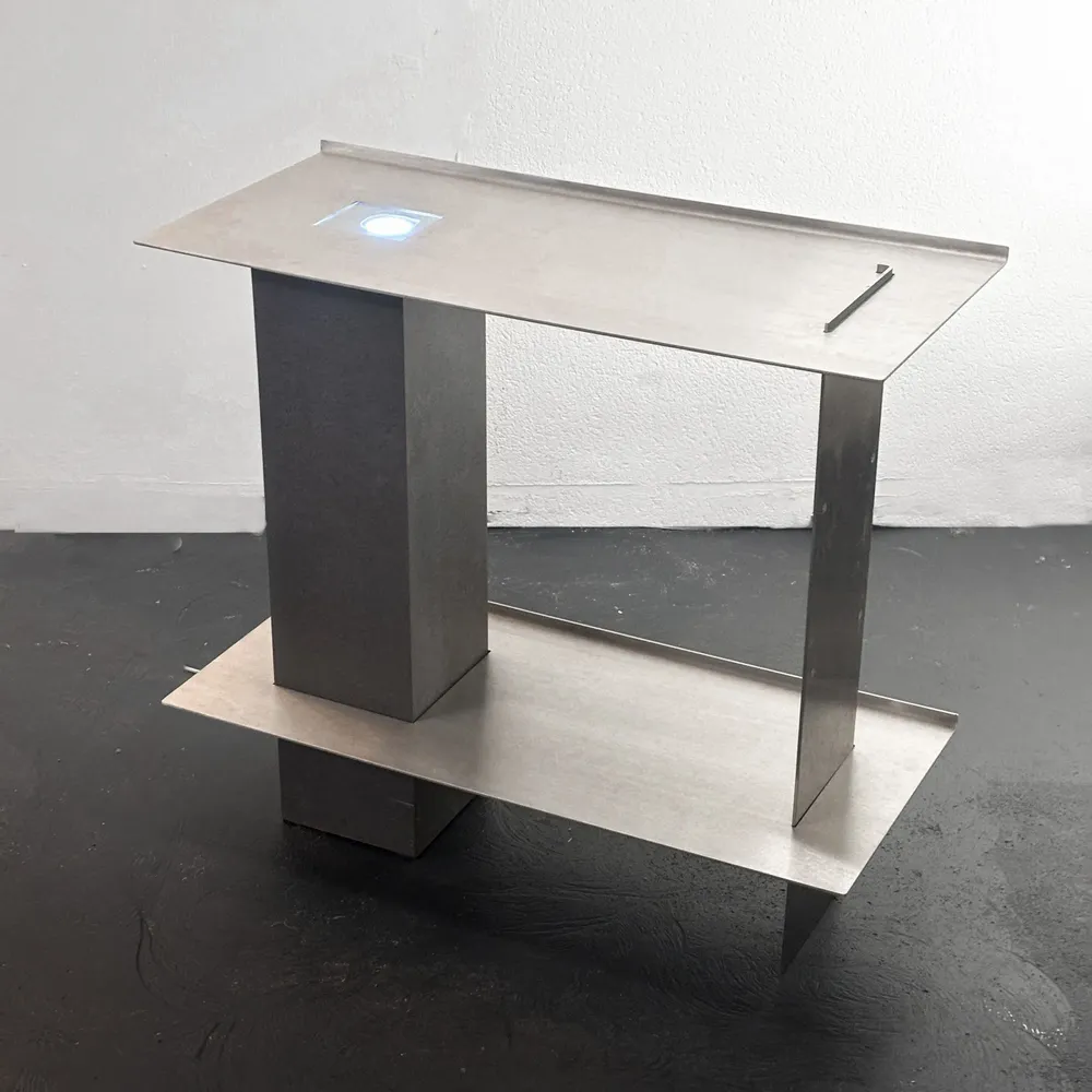 Buffets - Buffet modulaire en acier inoxydable - CASE STUDIOS