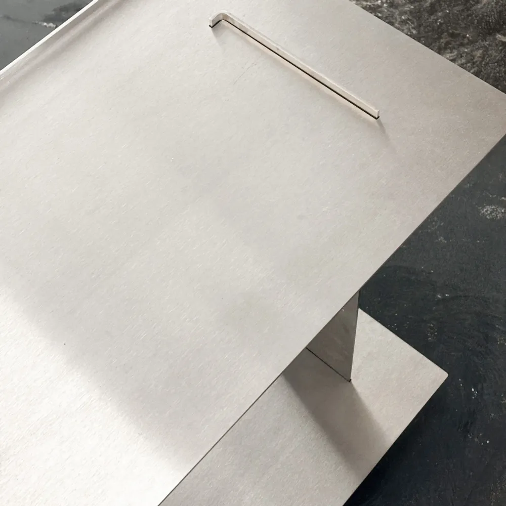 Buffets - Buffet modulaire en acier inoxydable - CASE STUDIOS