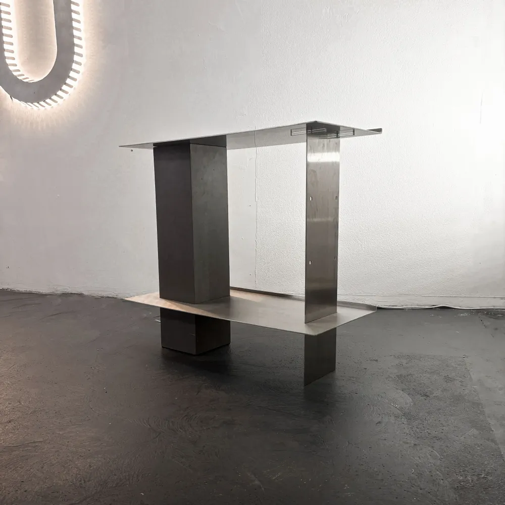 Buffets - Buffet modulaire en acier inoxydable - CASE STUDIOS