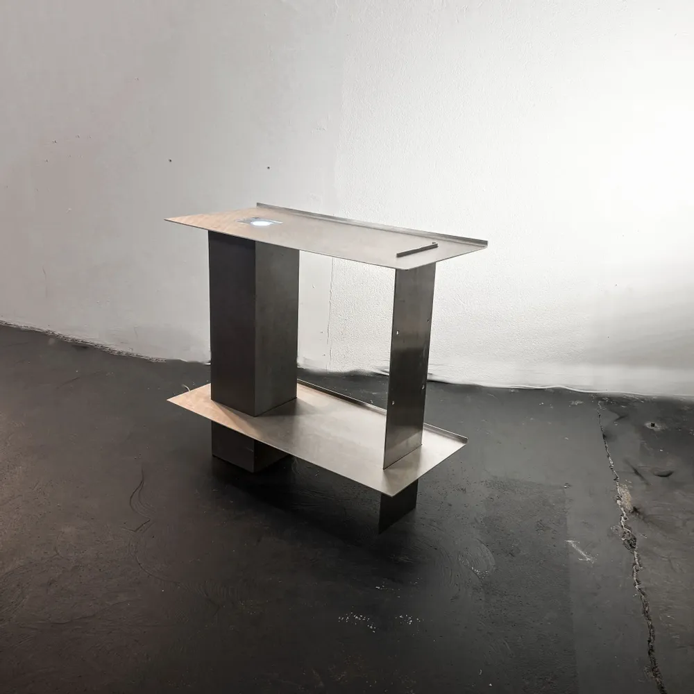 Buffets - Buffet modulaire en acier inoxydable - CASE STUDIOS