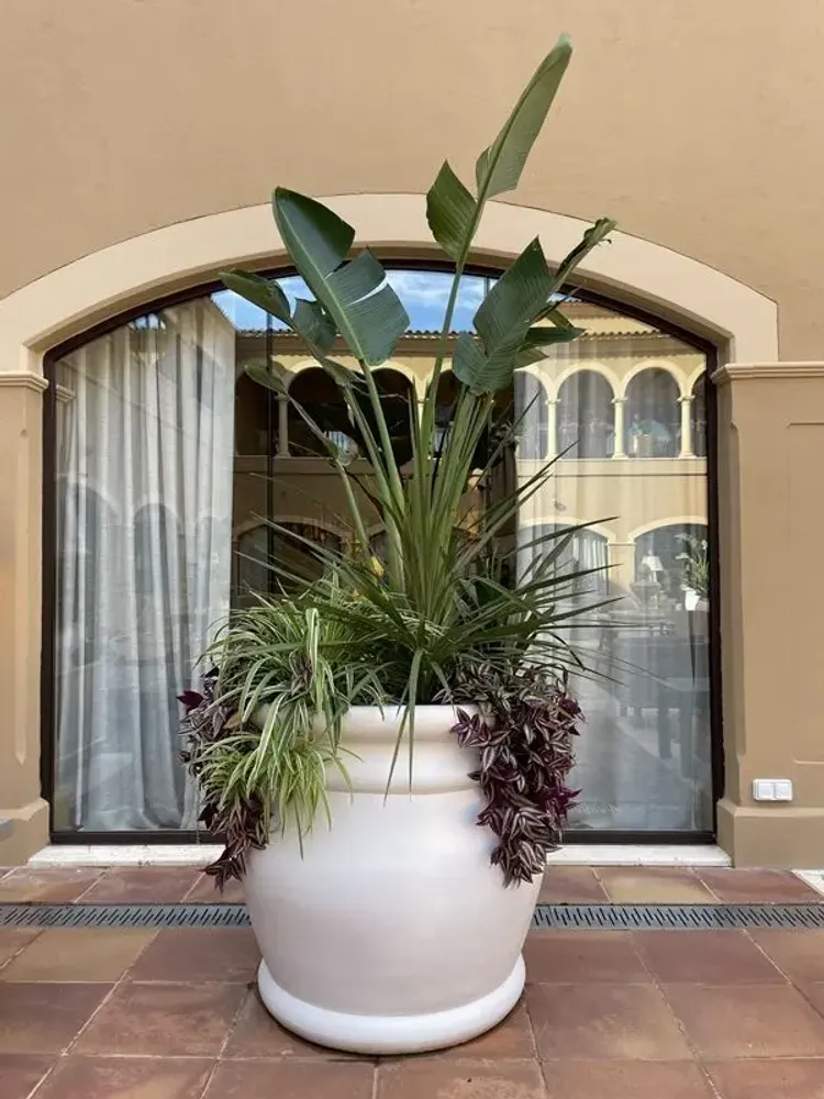 Outdoor decorative accessories - Ceramic pot Big Size - GUADARTE