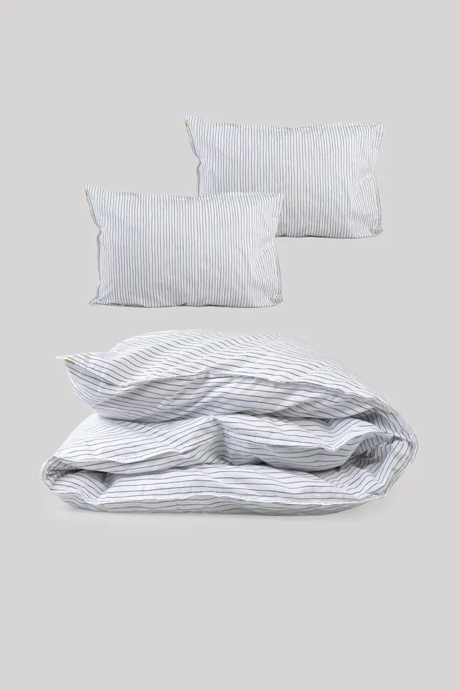 Linge de lit - Housse de couette en percale de coton bio - LES PENSIONNAIRES