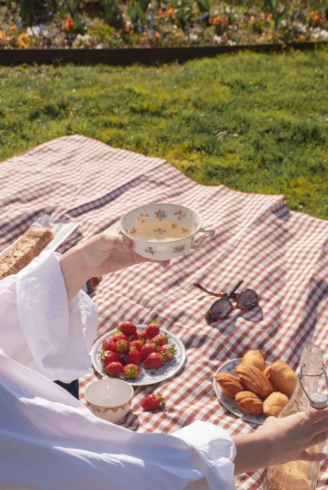 Linge de table textile - Nappe vichy en lin et coton - LES PENSIONNAIRES
